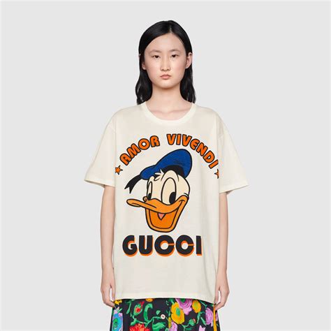 gucci disney t-shirt donald|gucci disney sneakers.